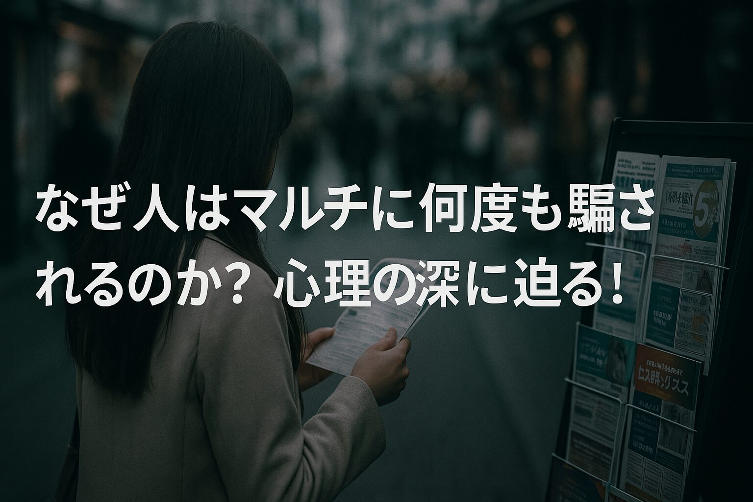 マルチに騙される人